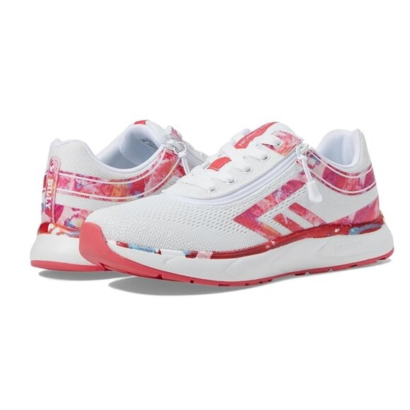 NEW Billy Footwear Womens Sneaker Low Top Zip Up Pink Adaptive Size 8 W 3SH111 - Picture 1 of 5